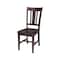 International Concepts Set of 2 San Remo Splatback Chairs, Rich Mocha C15-10P - alternate 1